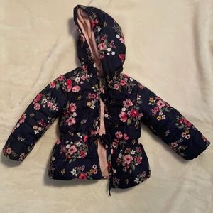 Toddler girl floral jacket